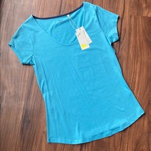 Boden Turquoise Short Sleeve Tee